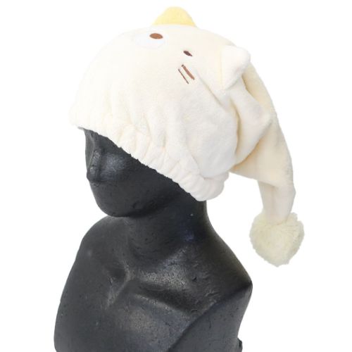 すみっコぐらし キャップタオル バラエティ ヘアドライタオル ねこキャップ サンエックス キャラクター グッズ メール便可