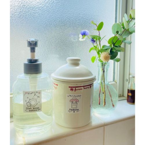 サンリオキャラクターズ ラベルシール お家のインデックスシール キッチン 日用品 サンリオ キャラクター グッズ メール便可