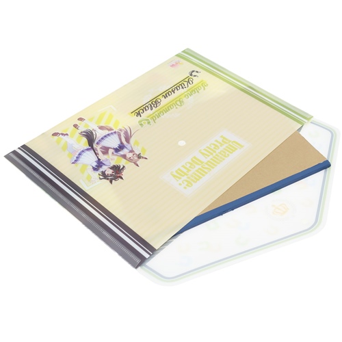 ウマ娘 プリティーダービー クリアフォルダー フタ付きクリアファイル Brand-new Friend サトノダイヤモンド&キタサンブラック