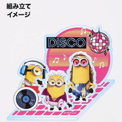 ミニオンズ コレクション雑貨 アクリルスタンド 70s ユニバーサル映画 キャラクター グッズ メール便可