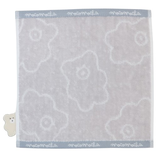 モコモカ ミニタオル ジャガードロングタオルタオルハンカチ 総柄 かわいい グッズ メール便可