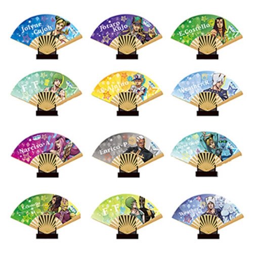ジョジョの奇妙な冒険 ストーンオーシャン せんす ミニ扇子コレクション 全12種 アニメキャラクター グッズ メール便可