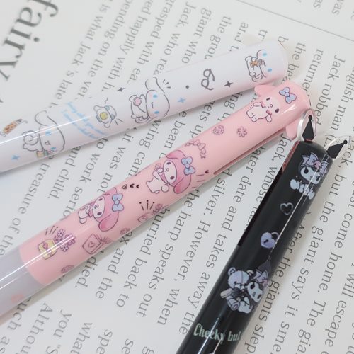 マイメロディ 黒赤2色ボールペン mimiペン 2 サンリオ キャラクター グッズ メール便可