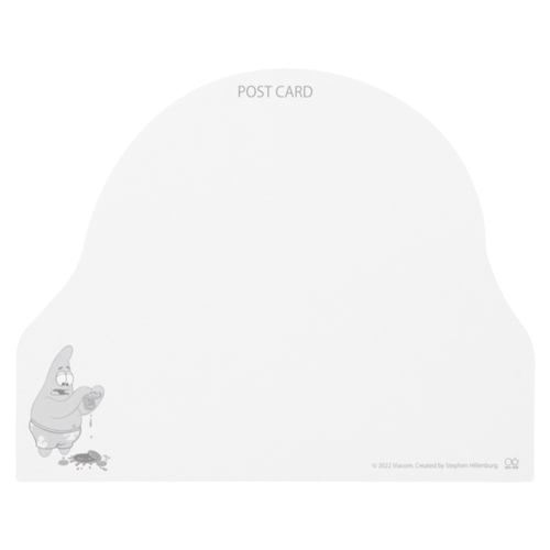 スポンジボブ POSTCARD ダイカットポストカード C キャラクター グッズ メール便可