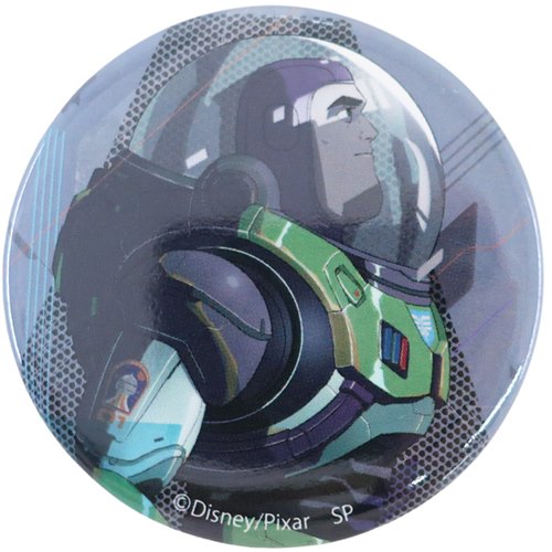 バズライトイヤー 缶バッジ カンバッジ バズ01 ディズニー キャラクター グッズ メール便可