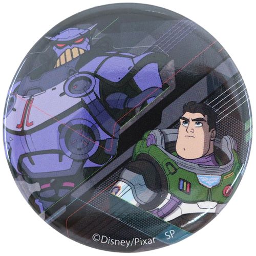 バズライトイヤー 缶バッジ カンバッジ バズ&ザーグ ディズニー キャラクター グッズ メール便可