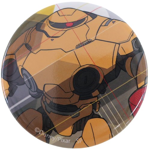 バズライトイヤー 缶バッジ カンバッジ ザイクロプス ディズニー キャラクター グッズ メール便可