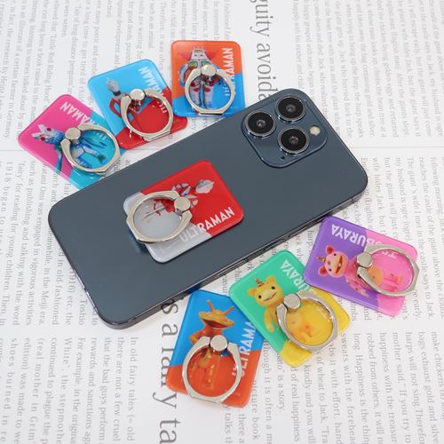 ウルトラマン スマホアクセ スマホリング キングジョー ソフビ人形 特撮ヒーロー キャラクター グッズ メール便可