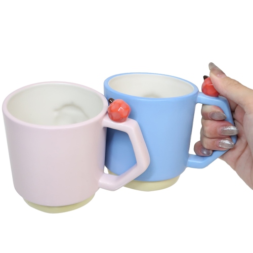 マグカップ フィギュア付きマグ ベレーベア ブルー アニマル おもしろ雑貨 食器 グッズ