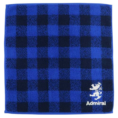 アドミラル ミニタオル ジャガードハンカチタオル チェックロゴ admiral? スポーツブランド グッズ メール便可
