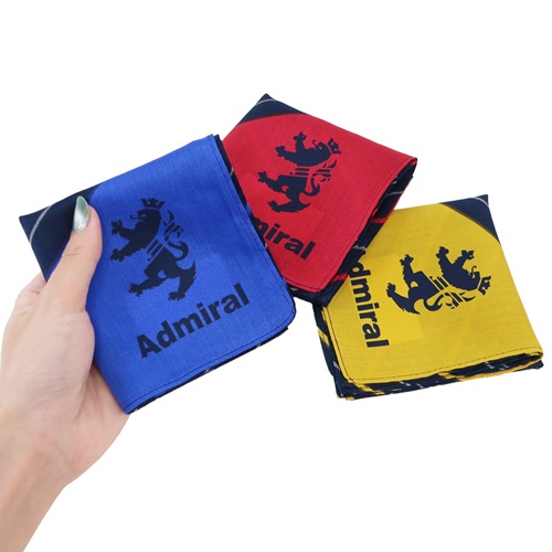 アドミラル ハンカチ ハンカチーフ ストライプロゴ admiral? スポーツブランド グッズ メール便可