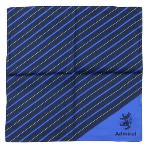 アドミラル ハンカチ ハンカチーフ ストライプロゴ admiral? スポーツブランド グッズ メール便可