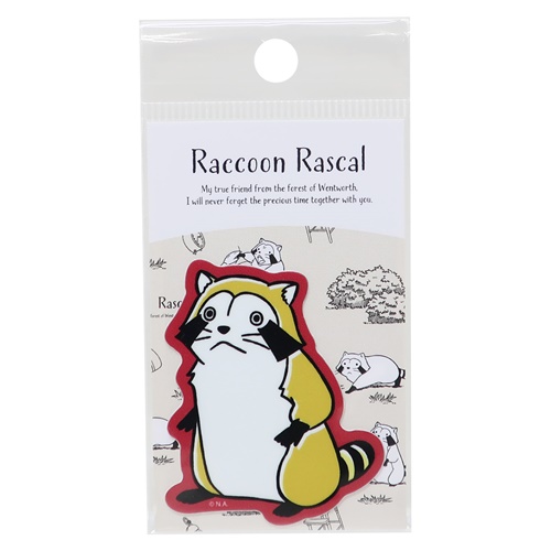 あらいぐまラスカル ビニールシール ダイカットミニステッカー ラスカルクラシック 02 世界名作劇場 キャラクター グッズ メール便可