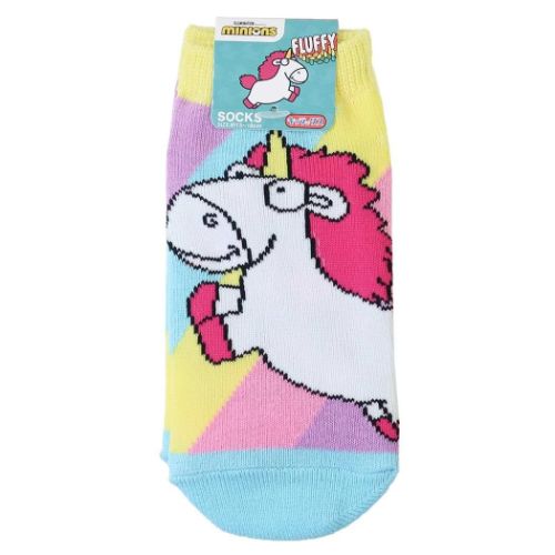 ミニオンズ 子供用靴下 キッズソックス フラッフィー ユニバーサル映画 キャラクター グッズ メール便可