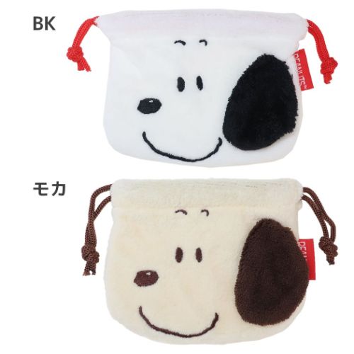 スヌーピー 巾着袋 ミニきんちゃくポーチ スヌーピー横顔 ピーナッツ キャラクター グッズ メール便可