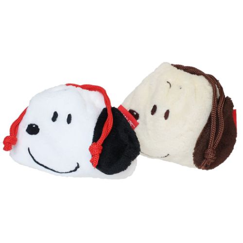 スヌーピー 巾着袋 ミニきんちゃくポーチ スヌーピー横顔 ピーナッツ キャラクター グッズ メール便可