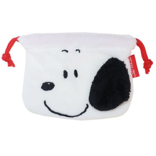 スヌーピー 巾着袋 ミニきんちゃくポーチ スヌーピー横顔 ピーナッツ キャラクター グッズ メール便可