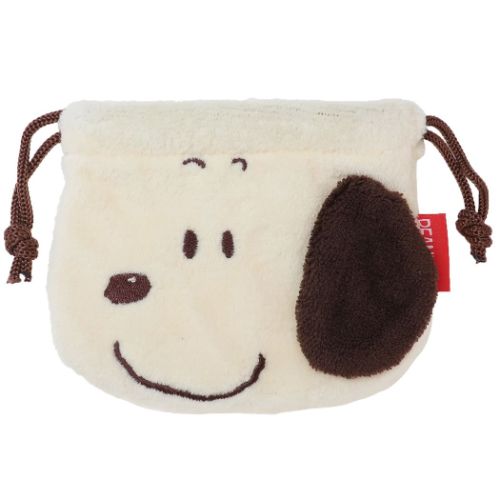 スヌーピー 巾着袋 ミニきんちゃくポーチ スヌーピー横顔 ピーナッツ キャラクター グッズ メール便可