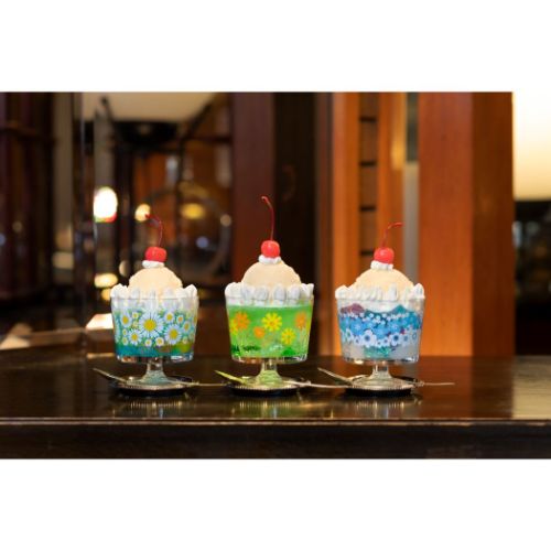 アデリアレトロ サンデーグラス 脚付きデザート深型 野ばな おしゃれ 食器 グッズ