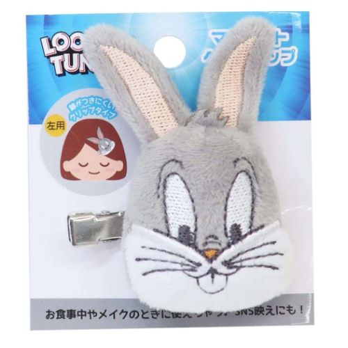 ルーニーテューンズ ヘアアクセ マスコットヘアクリップ 左用 バッグスバニー LOONEY TUNES キャラクター グッズ メール便可