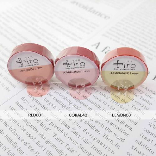 トイロ +iro マスキングテープ 透明マステ 10mm Sサイズ おしゃれ グッズ メール便可