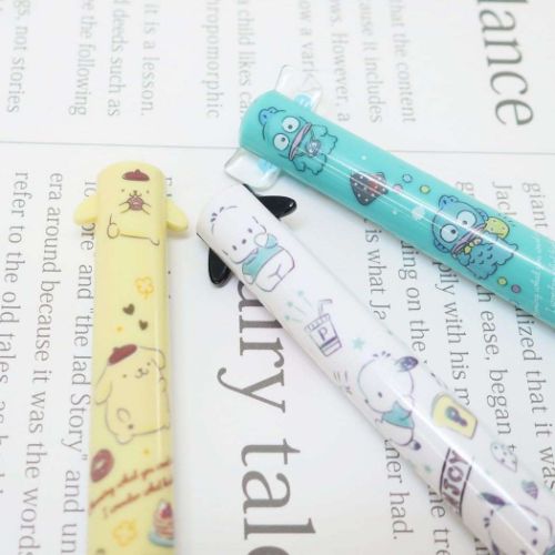 ポムポムプリン 黒赤2色ボールペン mimiペン サンリオ キャラクター グッズ メール便可