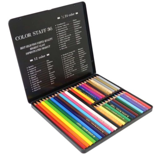 色鉛筆 アイボール鉛筆 36色 塗り絵 美術 グッズ メール便可