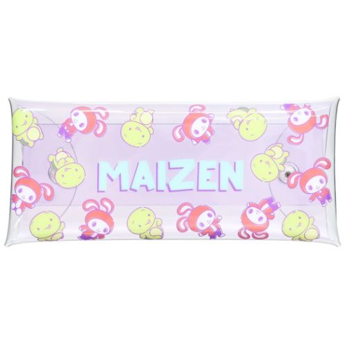 まいぜんシスターズ ペンケース マルチクリアケース Lサイズ ぜんいち＆マイッキー YouTuber キャラクター グッズ メール便可