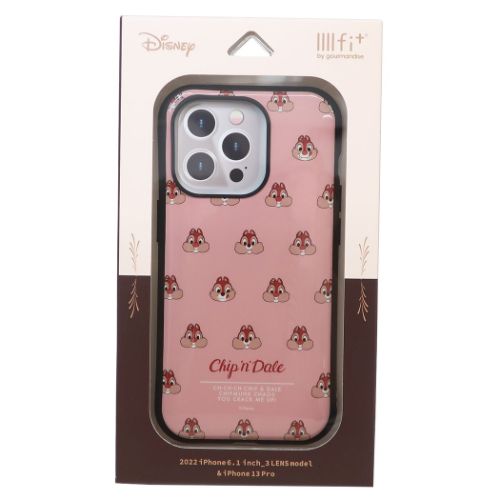 チップ＆デール iPhone14Pro 13Proケース アイフォン14プロ 13プロ プロテクトカバー llllfit ディズニー メール便可