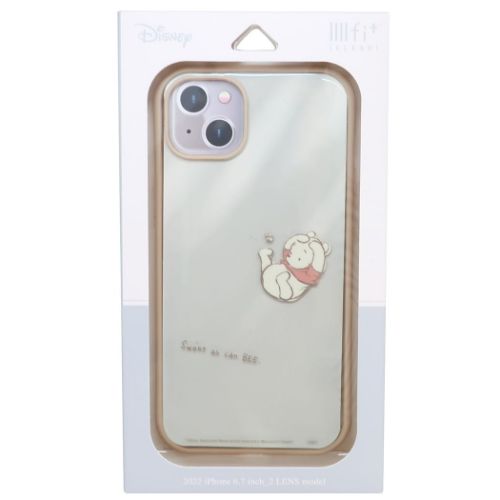 くまのプーさん iPhone14Plusケース アイフォン14プラス プロテクトカバー llllfit Clear ディズニー キャラクター グッズ メール便可