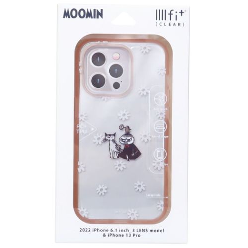 ムーミン iPhone14Pro 13Proケース アイフォン14プロ 13プロ プロテクトカバー llllfit Clear リトルミイ 北欧 メール便可