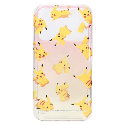 ポケットモンスター iPhone14 14Pro 13 13Pro 12 12Proケース SHOWCASE+ アイフォン アイフォンプロ ピカチュウ ポケモン メール便可
