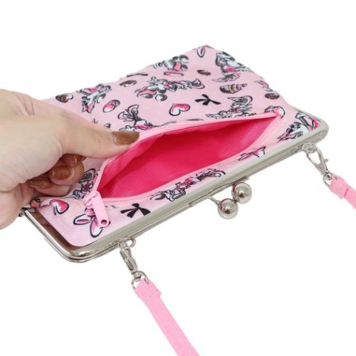 ミニーマウス 母子手帳ケース マルチケース がま口タイプ ディズニー キャラクター グッズ メール便可