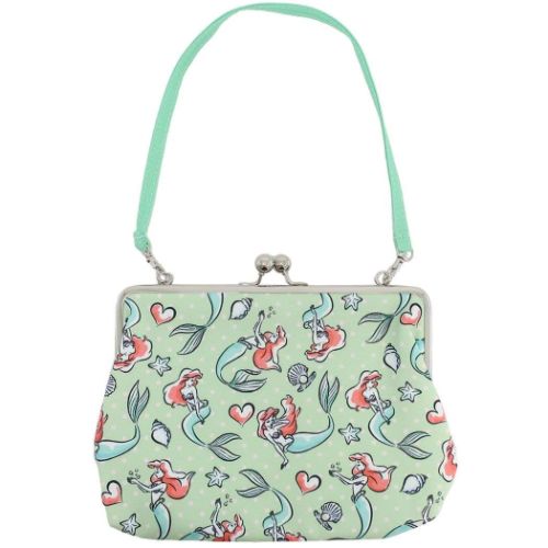 リトルマーメイド 母子手帳ケース マルチケース がま口タイプ アリエル ディズニープリンセス キャラクター グッズ メール便可