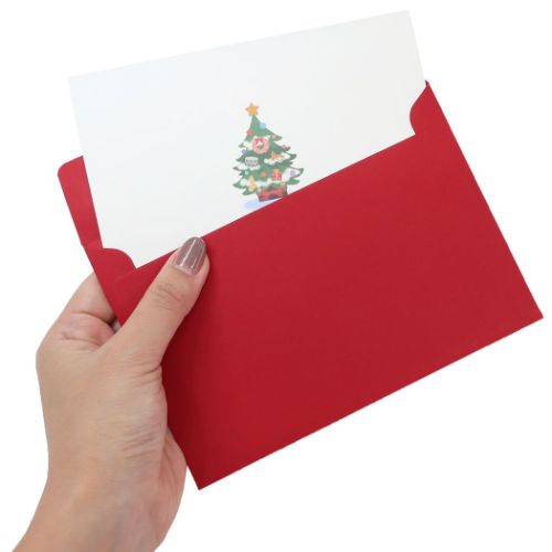 CHRISTMAS グリーティングカード クリスマスカード 立体 ポップアップカード サンタクロース 音楽隊 Xmasカード グッズ メール便可