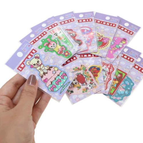 スイマー ビニールシール ダイカットミニステッカー 23 SWIMMER キャラクター グッズ メール便可