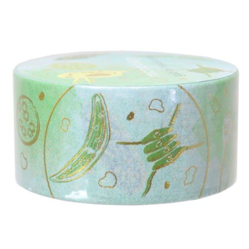 STUDY HOLIC マスキングテープ 20mm金箔マステ 微生物学 DECOテープ グッズ メール便可