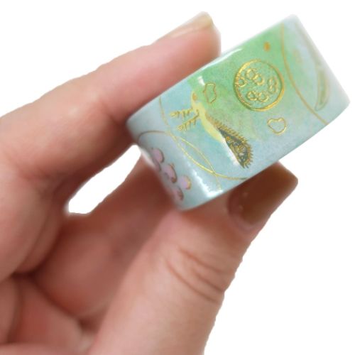 STUDY HOLIC マスキングテープ 20mm金箔マステ 微生物学 DECOテープ グッズ メール便可
