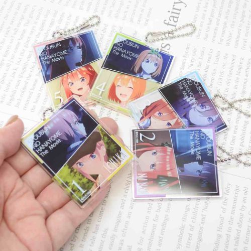 五等分の花嫁 キーチェーン デコフレアクリルキーホルダー 映画 中野一花 アニメキャラクター グッズ メール便可