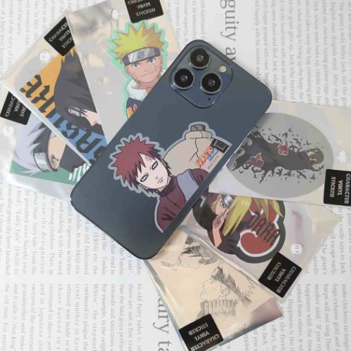 NARUTO ナルト ビッグシール ダイカットビニールステッカー うちはサスケ 少年ジャンプ アニメキャラクター グッズ メール便可