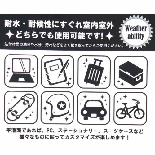トゥイーティー ビッグシール アウトドアステッカー トゥイーティー＆ロゴ ルーニーテューンズ キャラクター グッズ メール便可