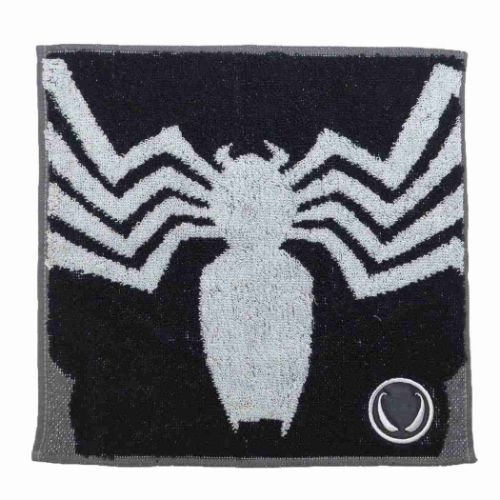 ヴェノム ミニタオル ジャガードハンカチタオル マーク ヴェノム MARVEL キャラクター グッズ メール便可