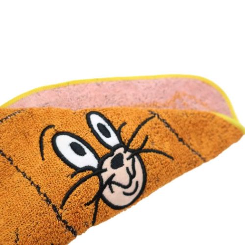 トムとジェリー ミニタオル ジャガードハンカチタオル ダイカットジェリー ワーナーブラザース キャラクター グッズ メール便可