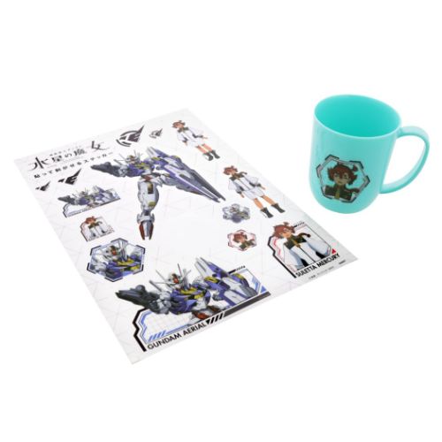 機動戦士ガンダム 水星の魔女 ビッグシール 貼って剥がせるステッカー A柄 スレッタマーキュリー アニメキャラクター グッズ