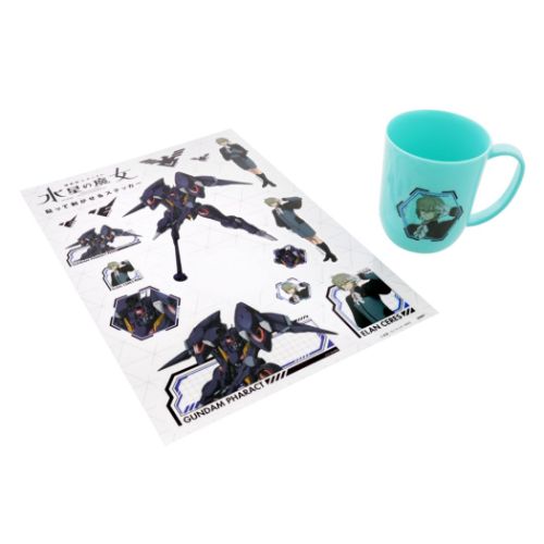 機動戦士ガンダム 水星の魔女 ビッグシール 貼って剥がせるステッカー C柄 エランケレス アニメキャラクター グッズ