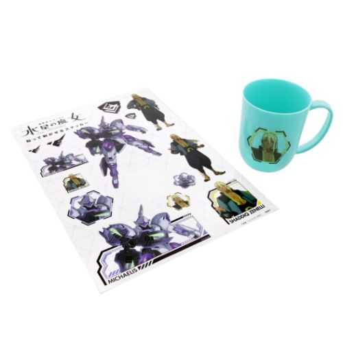 機動戦士ガンダム 水星の魔女 ビッグシール 貼って剥がせるステッカー D柄 シャディクゼネリ アニメキャラクター グッズ