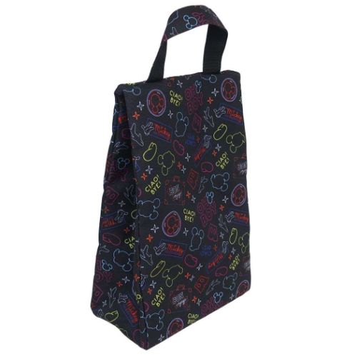 ミッキーマウス シューズケース シューズバッグ ネオンアドベンチャー ディズニー キャラクター グッズ