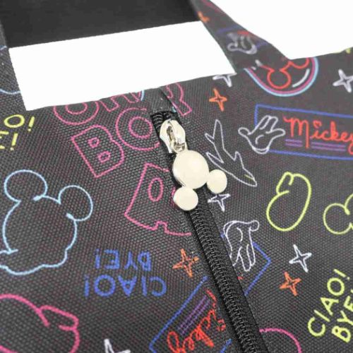 ミッキーマウス シューズケース シューズバッグ ネオンアドベンチャー ディズニー キャラクター グッズ