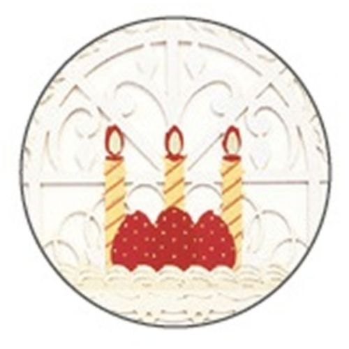 グリーティングカード 誕生日カード レーザーカット バースデーケーキ 封筒付き グッズ メール便可