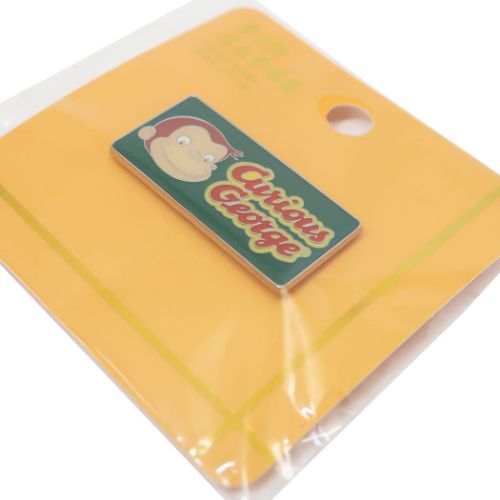 おさるのジョージ ピンバッジ ピンズ ロゴ 絵本キャラクター グッズ メール便可